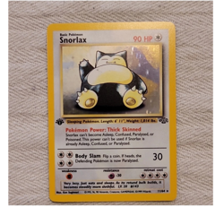 Pokemon Snorlax 1st Edition Holo Rare Jungle 11/64 NM - Image 1