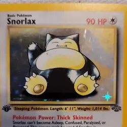 Pokemon Snorlax 1st Edition Holo Rare Jungle 11/64 NM - Image 3