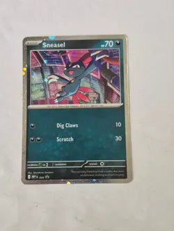 Sneasel (Cosmos Holo) 020 Holo Promo ME: Mega Evolution Promo Pokemon Holo NM - Image 1