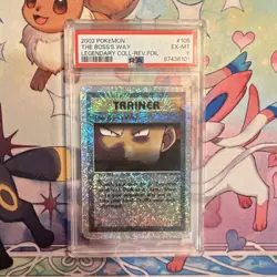 Pokemon TCG The Boss's Way 105/110 Legendary Collection 2002 Reverse Holo PSA 6 - Image 1
