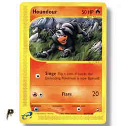 2003 Pokemon Aquapolis Houndour 86/147 e-Reader Non Holo Common LP - Image 1