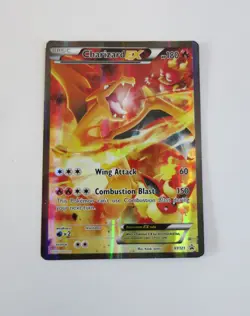 Pokemon TCG Charizard EX XY121 2016 Black Star Promo Full Art Holo - Image 1