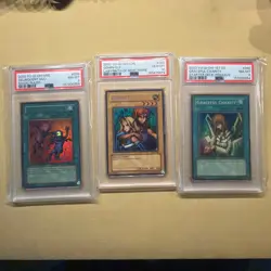 Yu-Gi-Oh! Three Slab Lot - Image 1