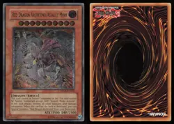 Red Dragon Archfiend/Assault Mode CRMS-EN004 ENHANCED GREY Ultimate Rare Yugioh - Image 3