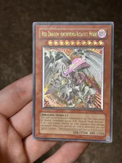 Red Dragon Archfiend/Assault Mode CRMS-EN004 ENHANCED GREY Ultimate Rare Yugioh - Image 4