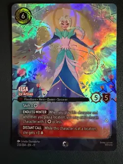 Disney Lorcana Winterspell Elsa 233/204 - Ice Artisan (Enchanted) - Image 1