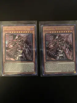 Yugioh Machina Ruinforce BODE-EN028 Ultra Rare 1st Edition NM x2 - Image 2