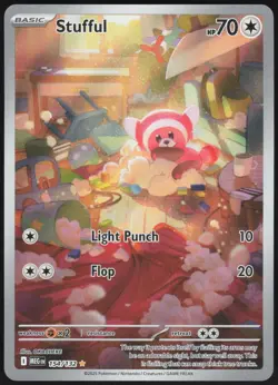 STUFFUL 154/132 ILLUSTRATION RARE MEGA EVOLUTION POKEMON NM - Image 1