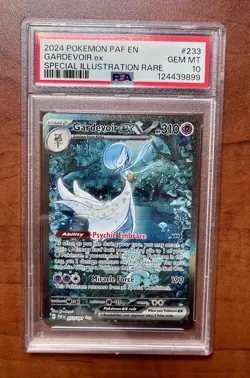 Pokemon Paldean Fates Gardevoir EX #233/091 Special Illustration Rare PSA 10 - Image 1