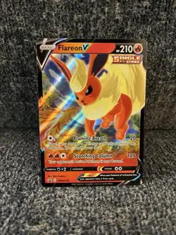 The Pokemon Company Flareon V Single Strike Black Star Promo Holo SWSH149 EN - Image 1