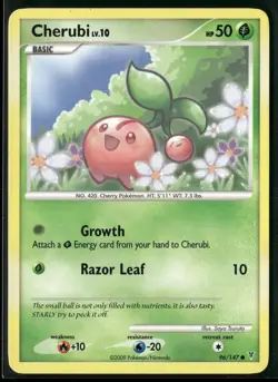Cherubi 96/147 Common Supreme Victors Pokemon Moderately Played - Image 1