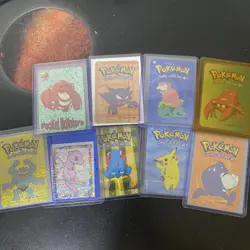 Pokemon Vending Prism Lot, 2000 Nintendo Pikachu, Mew And More Holo NM - Image 1