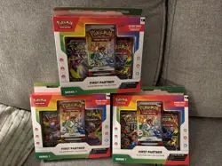 Pokemon TCG First Partner Illustration Collection Series 1 (LOT OF 3)!!! - Image 1