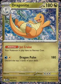 Dragonite 012/015 Holo Promo McDonald's Promos 2024 Pokemon Near Mint - Image 1