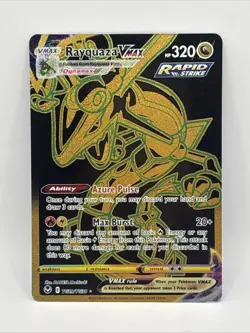 Pokemon Rayquaza VMAX Secret Rare Holo Swsh12 TG29/TG30 2022 320 HP English - Image 1