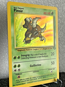 Pinsir Holo Rare Jungle 9/64 Unlimited WOTC 1999 Vintage Pokemon TCG LP/MP - Image 1