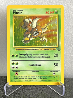Pinsir Holo Rare Jungle 9/64 Unlimited WOTC 1999 Vintage Pokemon TCG LP/MP - Image 2