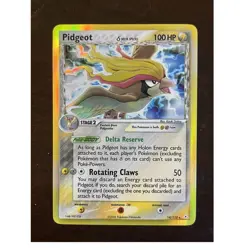 Pokemon Pidgeot EX Holon Phantoms 14/110 Delta Species Holo Rare 100 HP Stage 2 - Image 1