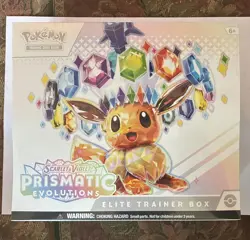 Pokemon TCG Prismatic Evolutions ETB Factory Sealed (1st Drop/Out Of Case) - Image 1