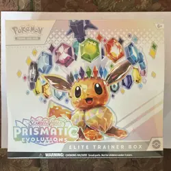 Pokemon TCG Prismatic Evolutions ETB Factory Sealed (1st Drop/Out Of Case) - Image 2
