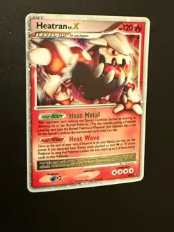 2008 Pokemon Diamond & Pearl Black Star Promo Dp31 Heatran Lv.X Holo #DP31 - Image 3