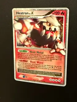 2008 Pokemon Diamond & Pearl Black Star Promo Dp31 Heatran Lv.X Holo #DP31 - Image 4