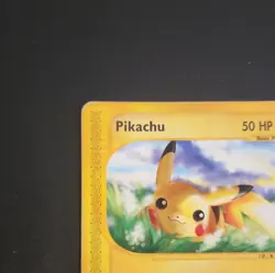 Pikachu #124/165 Expedition Base Set Regular Common Eng 50HP Basic e-Reader 2002 - Image 2