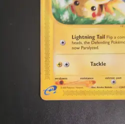 Pikachu #124/165 Expedition Base Set Regular Common Eng 50HP Basic e-Reader 2002 - Image 3