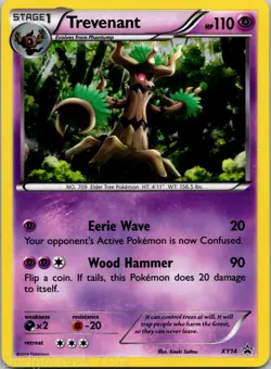 Trevenant XY14 Holo Promo XY Promo Pokemon Holo NM - Image 1