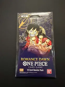 One Piece - OP-01 Romance Dawn - Sleeved Pack - Pre Errata *See Description* - Image 1