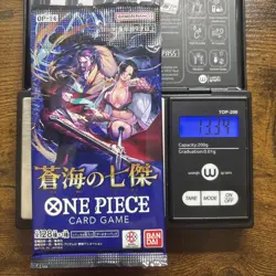 Heavy 13.34g One Piece Sealed The Azure Sea's Seven OP-14 Japanese Booster Pack - Image 1