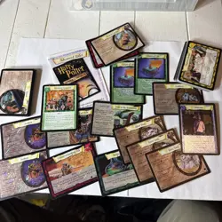 Harry Potter TCG Collection Bulk Vtg Holo Cards Mix Lot Rules CCG 77 Rares - Image 1