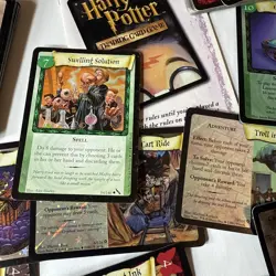 Harry Potter TCG Collection Bulk Vtg Holo Cards Mix Lot Rules CCG 77 Rares - Image 3