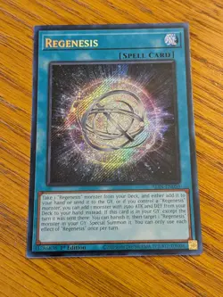 Regenesis ALIN-EN059 Secret Rare 1st Edition Yu-Gi-Oh! - Image 1
