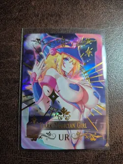 DARK MAGICIAN GIRL Yu-Gi-Oh! UR Goddess Story Anime Waifu Card Girl Foil Doujin - Image 1