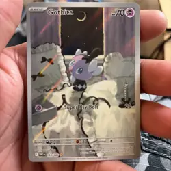 Pokemon TCG Gothita 124/086 SV White Flare Illustration Rare Card NM Condition - Image 2