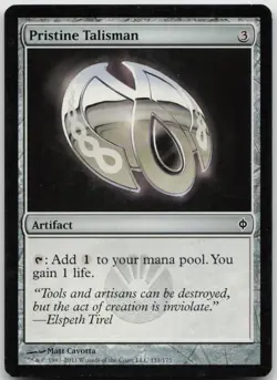 Pristine Talisman 151 Common New Phyrexia Magic: The Gathering Near Mint - Image 1