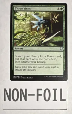 Three Visits, Commander Legends 261/361 MTG Magic The Gathering - Image 1