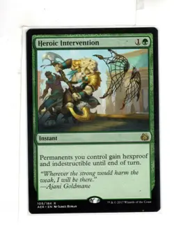 MTG SkeenAB Heroic Intervention from Aether Revolt. NM. - Image 1
