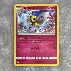 Ribombee 93/149 - Sun & Moon - Holo Rare - Pokemon TCG - LP - Image 1
