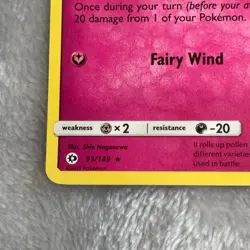 Ribombee 93/149 - Sun & Moon - Holo Rare - Pokemon TCG - LP - Image 2