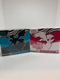 Pokemon Black Bolt White Flare Elite Trainer Box English 2x ETB ✅ FAST Ship - Image 1
