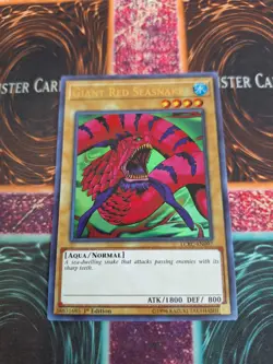 Yu-Gi-Oh! Giant Red Seasnake LCKC-EN097 Ultra Rare 1st Edition Near Mint - Image 1