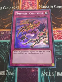 Yu-Gi-Oh! Malevolent Catastrophe LCYW-EN148 Super Rare 1st Edition Near Mint - Image 1