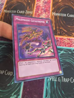 Yu-Gi-Oh! Malevolent Catastrophe LCYW-EN148 Super Rare 1st Edition Near Mint - Image 2