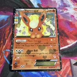 RC6/RC32 Flareon NM Generations Ultra Rare Pokemon TCG Card 2016 Radiant - Image 2