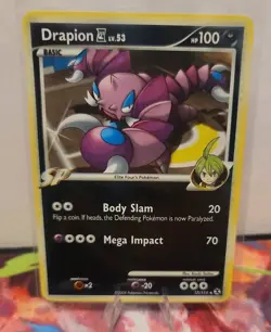 Pokemon Card - Drapion - Reverse Holo (17/111 - Rising Rivals) - Image 1