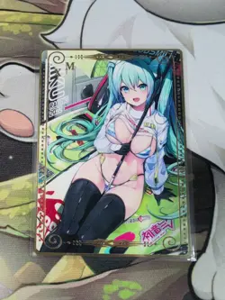Hatsune Miku Goddess Story Gold Metal Anime Waifu Card Spicy MR SSR Vocaloid 1 - Image 1