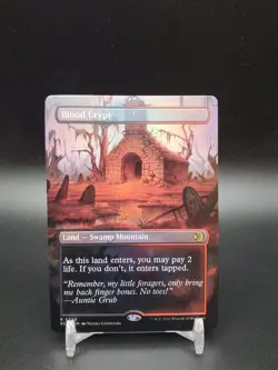 Blood Crypt FOIL Borderless Wilds of Eldraine NM MTG - Image 1