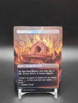 Blood Crypt FOIL Borderless Wilds of Eldraine NM MTG - Image 2